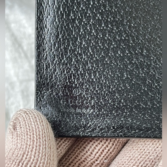 GUCCI GG compact  FRENCH canvas/leather wallet - Picture 16 of 17